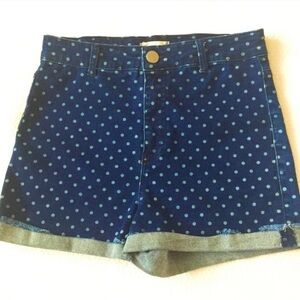 Altar’d State Shorts Polka Dots Blue Size 3